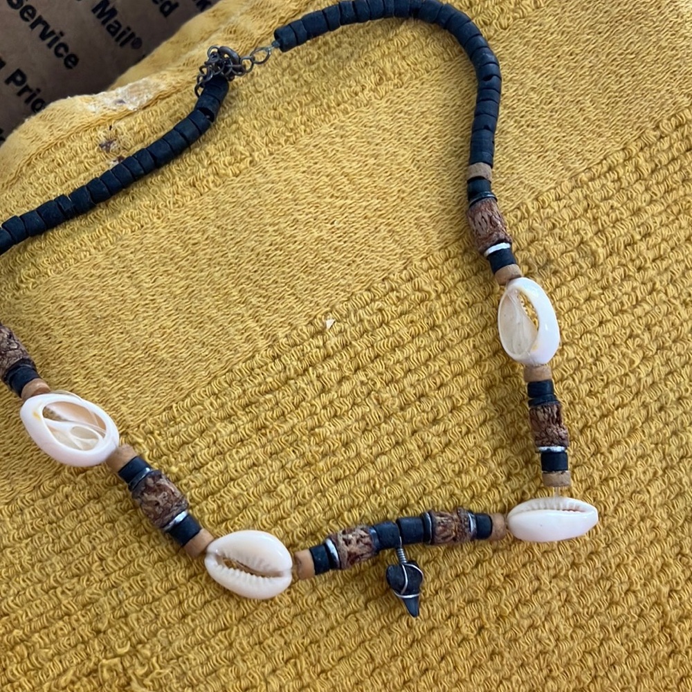 Shell and Bead Necklace